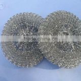 High quality 12g/pc galvanized wire mesh scourer/dish cleaning scrubber