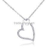 austrian crystal heart pendant 18k women necklace                        
                                                Quality Choice