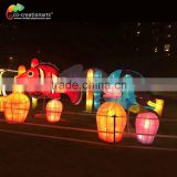 Customized festival waterproof animal shape fish paper lantern