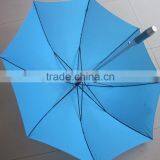 24"x8 Ribs Aluminum Shaft Metal Rib Straight Promotional Advertising Umbrella thumbnail-1