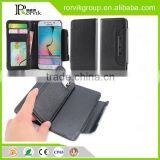 Newest Product hot selling 2 in 1 book style leather cell mobile phone case for samsung galaxy s6 edge cell phone