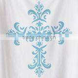 OEM Plus Size Women's Fashion Prints Bat Wing Hem Sleeveless TShirts Summer Tops thumbnail-3