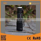 101 Portable XML T6 LED Telescopic Zoomable Rechargeable Led Emergency Torch Light