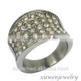 Crystal Stainless Steel Latest Design Ladies Rings Supplier's Choice