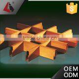 Office Aluminum False Baffle Grille Ceiling Tiles thumbnail-2