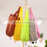 Fashion Cheap Foldable Cute 190T Polyester Shopping Tote Bag/cartoon shopping tote bag