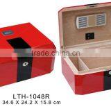 Cigar Humidor Cedar Wood Box thumbnail-2