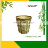 High Quality Colorful Bamboo Basket For Kitchen Storage