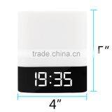LED Night Lights Touch Alarm Mini Speaker thumbnail-4
