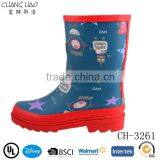 Cheap Star Print Rubber Kids Rain Boots Wholesale
