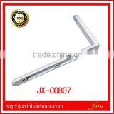 New Design Flash Sliver Finished Aluminum Angle Bracket for Office Desk Parts