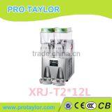 2014 Low Noise High Technology 2-tank Slush Machine for Sale (XRJ-T2*12L)