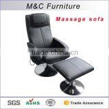 5% Discount pu Heated Leisure Massage Recliner Chair With Ottoman thumbnail-1