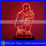 Customizable 7 Colors Light Flashing LED Night Light Creative Acrylic Decoration Night Light For Halloween Christmas thumbnail-6