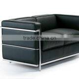 Office Waiting Room Leather Sofa thumbnail-1