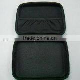 GC- Black Hard Metal Puller WaterProof Storage Eva Travel Bags for Electronics