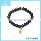 Custom Mala Beads Wholesales Charm Bracelet 2015 With Gold Skull thumbnail-4