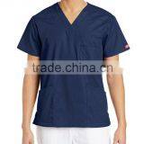 Custom Men's V-Neck Scrub Double Chest Pocket Top thumbnail-6