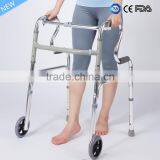 Elderly Walking Aid Support Height Adjustable Rollator Walker With Wheels in Frond thumbnail-6