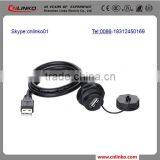 Made in China Waterproof Ip67 Micro Usb2.0 Female Connector Waterproof Usb2.0 Female Connector 4pin USB Car Connector