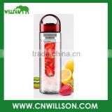 Tritan fruit infuser water bottle