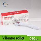 Promotinal replaceable head led light therapy skin care vibrating massage roller for salon use