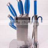New Design Complete Royal 5 Pcs Kitchen Knife Set With Rack thumbnail-2