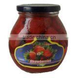 Canned Strawberry Fruits in Light Syrup in Glass Jar thumbnail-1