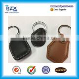 Waterproof black brown leather material T5577 rfid key fob