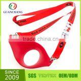 High Quality Flat Polyester Drink Sling Bling Lanyard Wine Glass Holder Set thumbnail-2