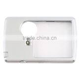 Credit Card 88*57*9mm Led Magnifier Loupe With Light Leather Case Brand New Magnifying Glass Lupa Lupa Com Luz Lupa Deaumento