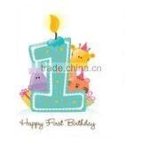 Personalized Handmade Color Painted Decorative Number Birthday Candle thumbnail-1