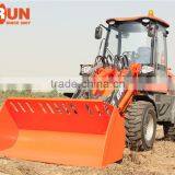 1.5 Ton Qingdao Everun New Condition Articulated Mini Wheel Loader With Sweeper thumbnail-2