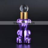 UV Pink Purple Colored 12ML Empty Essential Oil Glass Perfume Bottles With Glass Stick Caps thumbnail-4