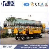 Wheeled Type Small Energy-saving Drilling Machine,11m Depth Pile Drilling Rig, HF360 Piling Drilling Rig thumbnail-1