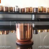 Brass candle cup copper candle jar with lid