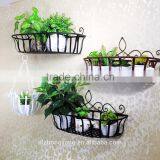 Unique Design Wall Hanging Indoor Outdoor Antioxidant Metal Plant Stand thumbnail-2
