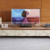 Simple Style Rose Golden Coffee Table Set With Drawer thumbnail-3