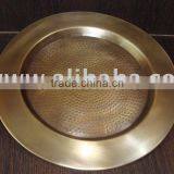 Metal Charger Plate< Hammer Charger Plate,Designer Charger Plates thumbnail-1