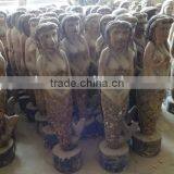 Beautiful Wood Carved Mermaid Wooden Statue thumbnail-1