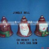 Pottery Painting Jingle Bell for Xmas Deco thumbnail-1