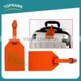 Toprank Custom Made Travel PU Embossed Luggage Tag Printed Logo Bulk Luggage Tag For Promotion thumbnail-1