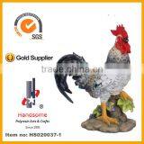 21 Inch Garden Decoration Lifelike Resin Standing Animal Sculpture Rooster thumbnail-4