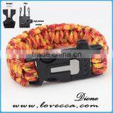 Firestarter Buckle With Logo Paracord Bracelet ,350/480/550 Paracord Survival Bracelet thumbnail-3