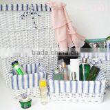 2013 Latested New Design Willow Laundry Basket With Lid and Fabric Fou Big Hotel thumbnail-1