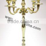 Cast Aluminium Centerpiece Candelabra With Gold Plated Finish thumbnail-3