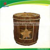 Antique Wood Candle Lanterns thumbnail-1