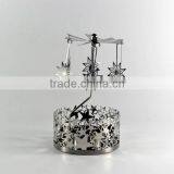 Stainless Steel Rotating Candle Holder With Star thumbnail-1