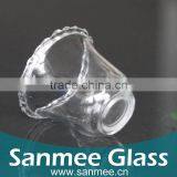 Supplies Transparent Wholesale Glass Lamp Shade,Decorative Glass Lamp Shade thumbnail-2
