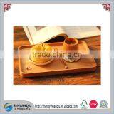 Natural Dessert Wood Tray Wood Serving Tray Wooden Serving Tray Platter Tea Tray thumbnail-3